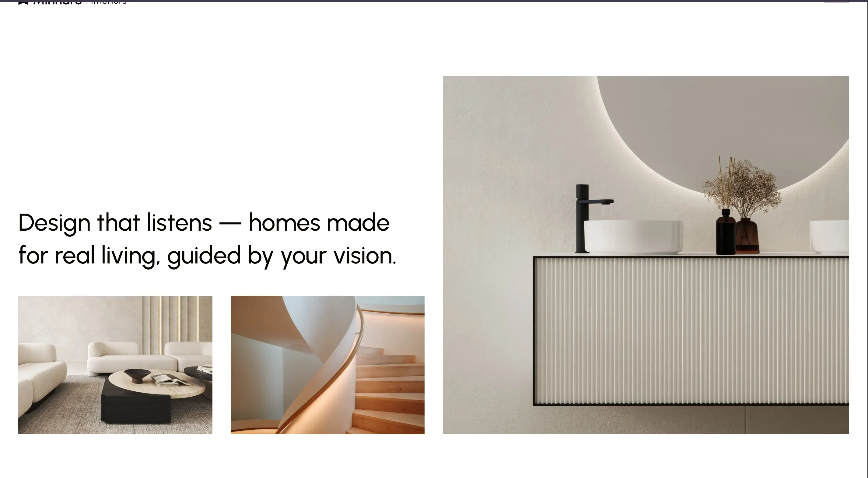 Minnaro website template preview